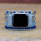 Apple Watch Armband aus Naturstein Lapislazuli 