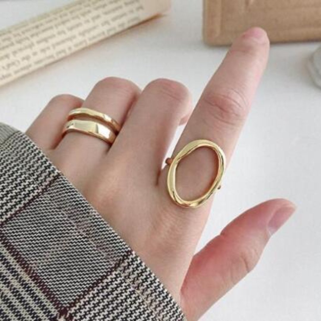 Luna 925 Sterling Silver Adjustable Ring