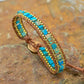 Türkises Goldenes Kriegerarmband