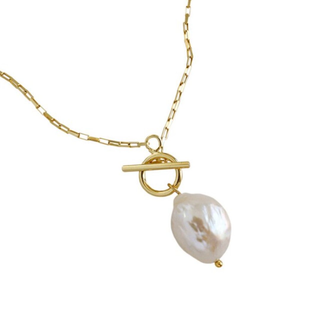Riley Pearl 925 Sterling Silver Necklace