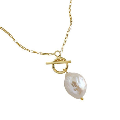 Riley Pearl 925 Sterling Silver Necklace