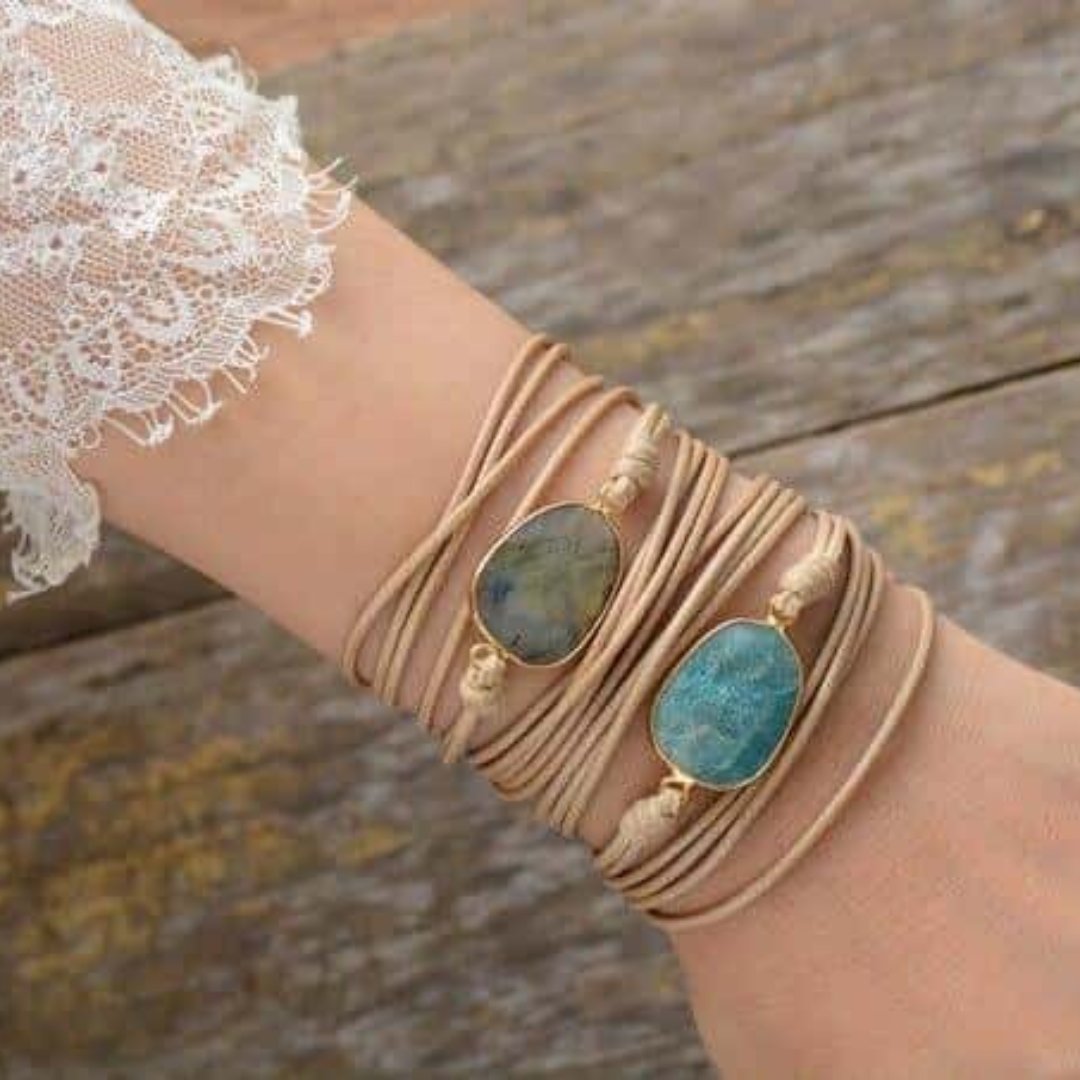 Boho Wickelarmband