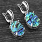 Spiritual Crystal Silver Plated Earrings