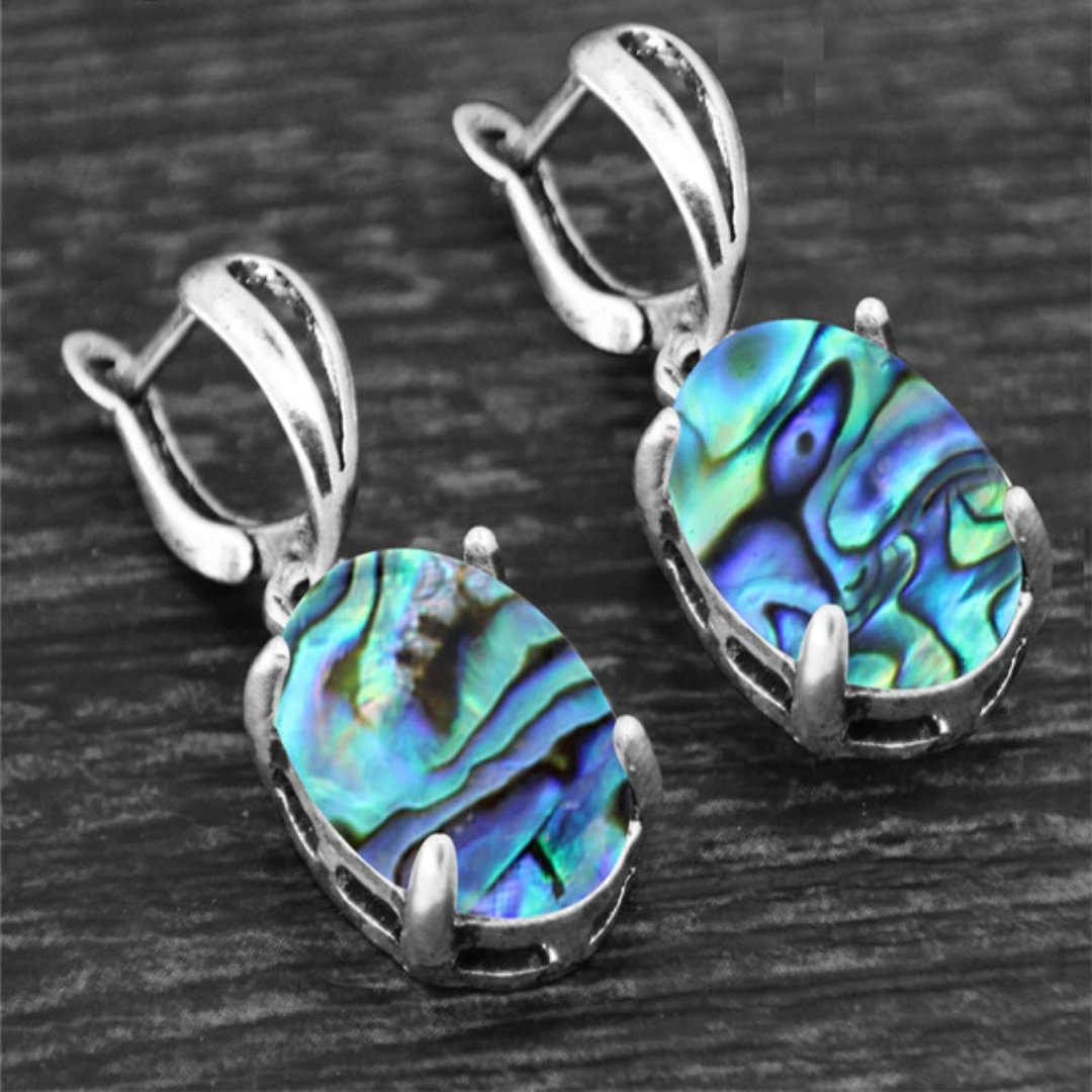 Spiritual Crystal Silver Plated Earrings