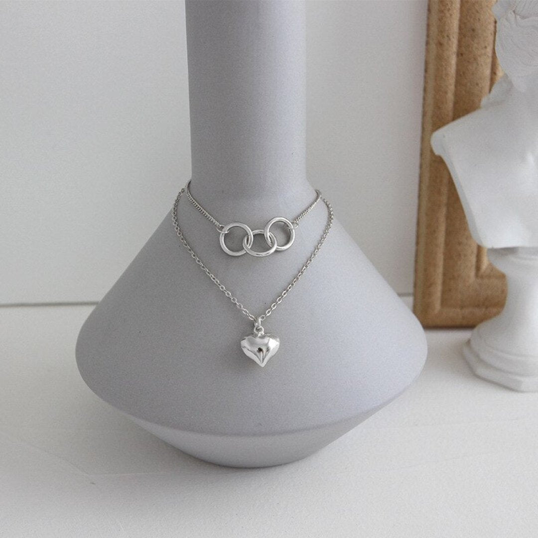 Dinah 925 Sterling Silber Halskette
