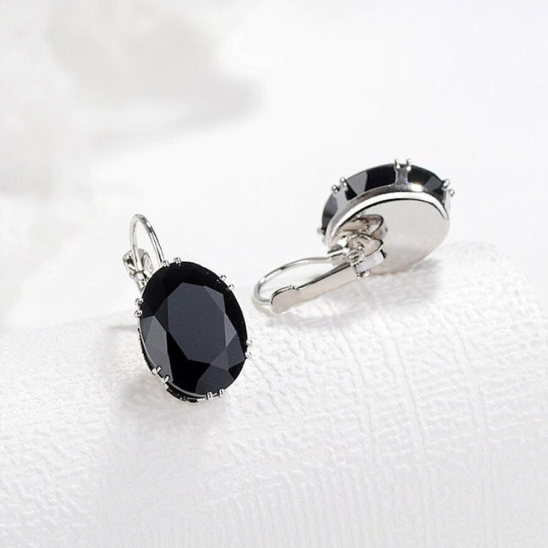 Elegant Zirconia Water Drop Stud Earrings