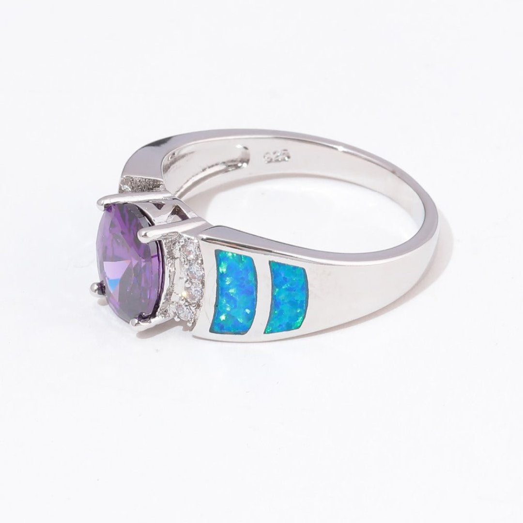 Chic Amethyst & Blue Opal Silver Bundle
