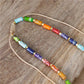 7 Chakra Naturstein Choker Halskette &amp; Armband