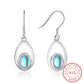 Trend Moonstone 925 Sterling Silver Earrings