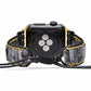 Böhmisches schwarzes Labradorit-Apple-Watch-Armband