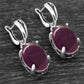 Spiritual Crystal Silver Plated Earrings