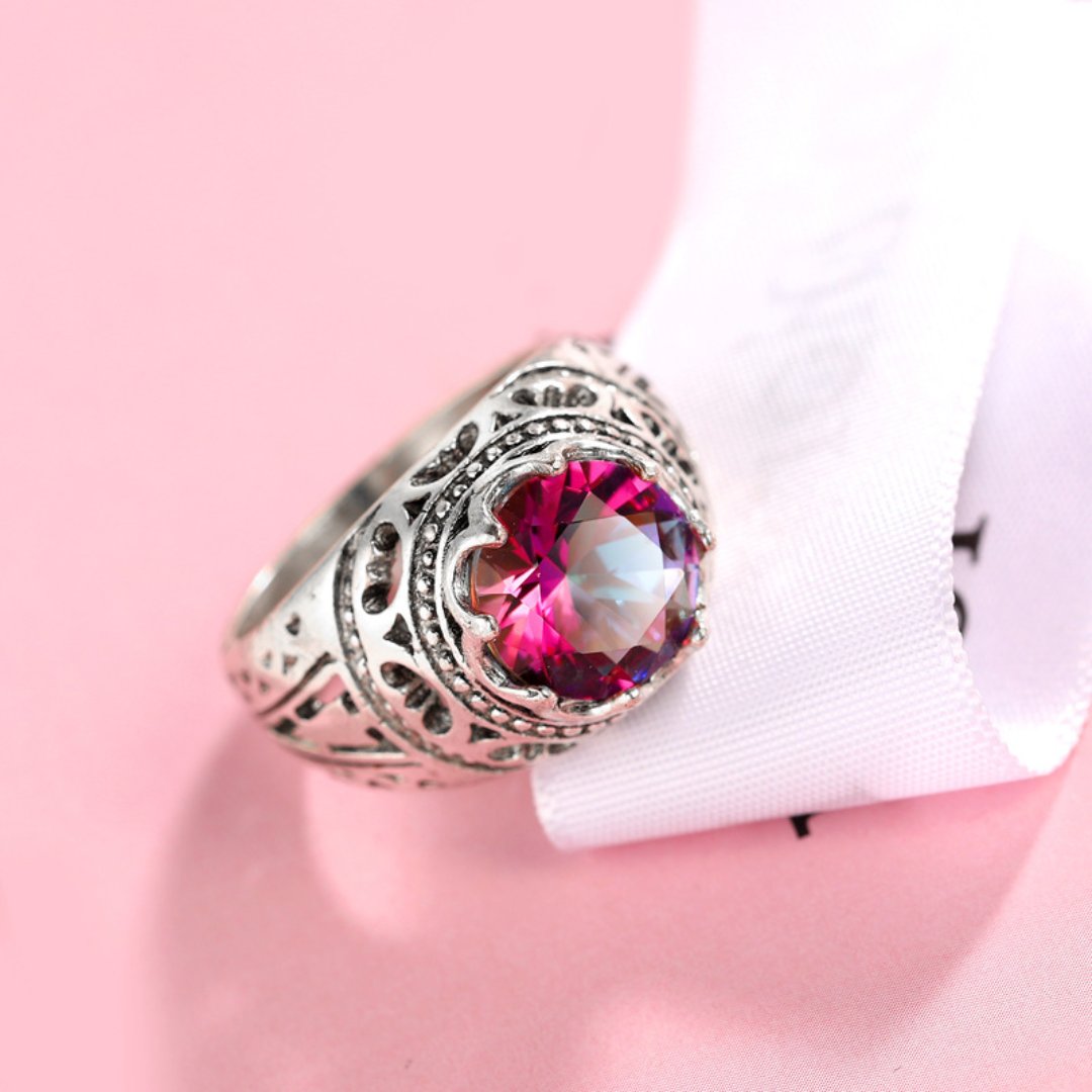 Königlicher Topas 925 Sterling Silber Ring 