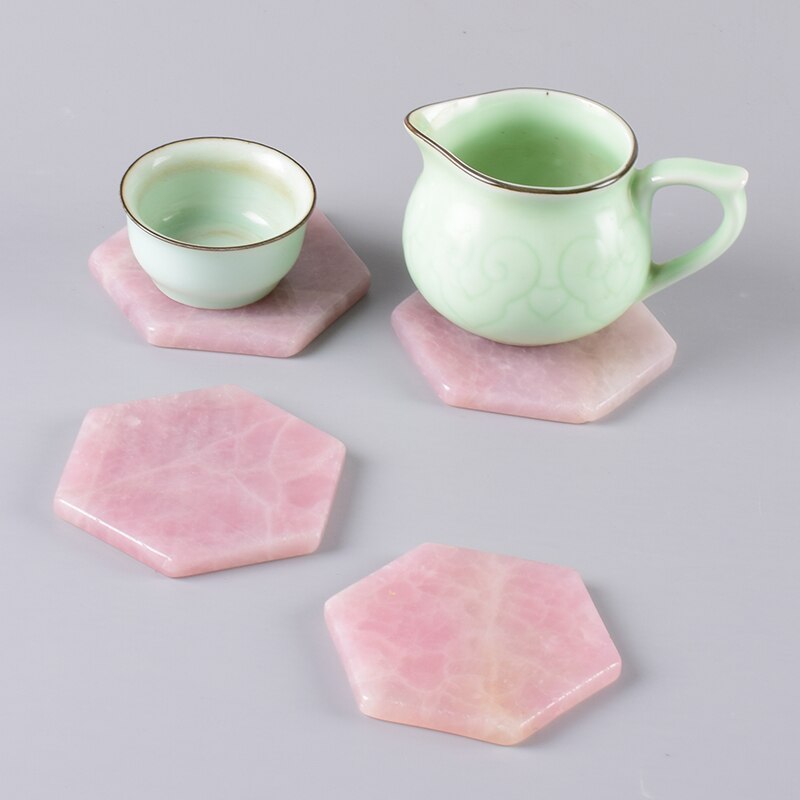 Spiritual Rose Quartz Coaster