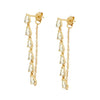 Rosa 925 Sterling Silver Zircon Earrings