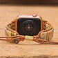 Achatarmband für Apple Watch in ethnischer Form