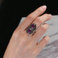 Vintage Naturstein Silber Ringe 