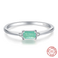 Paraiba Tourmaline Sterling Silver Ring