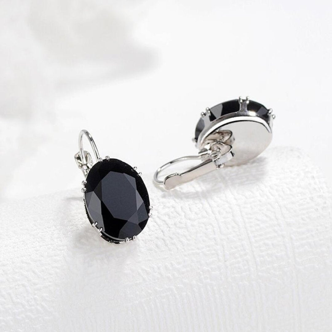 Elegant Zirconia Water Drop Stud Earrings