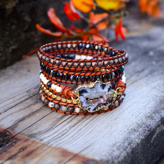 Arktisches Labradorit-Armband