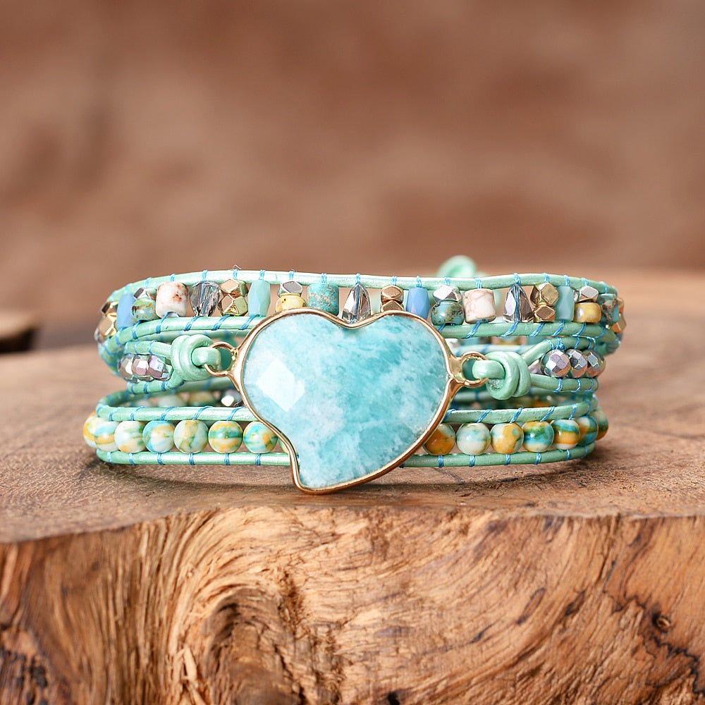Mystical Amazonite Wrap Bracelet
