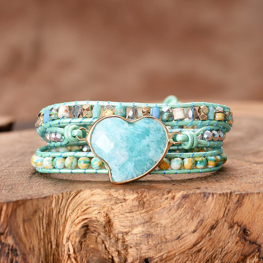 Mystical Amazonite Wrap Bracelet