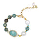 Armband aus Amazonit und Imperial-Jaspis