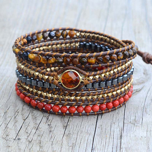 Spirituelles Vintage Veganes Armband