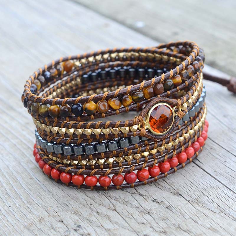 Spirituelles Vintage Veganes Armband