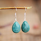 Spirit Amazonite Teardrop Earrings