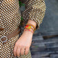Spirituelles Wickelarmband „Orange Passion“ 