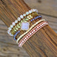 Spiritual Rose Quartz Cuff Bracelet