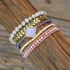 Spirituelles Rosenquarz-Armband 