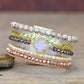 Spiritual Rose Quartz Cuff Bracelet