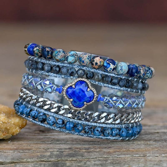 Spirituelles Lapislazuli-Armband