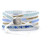 Spirituelles Aquamarin Veganes Armband 