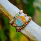Spirituelles Boho Charm Wickelarmband 