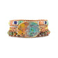 Spirituelles Boho Charm Wickelarmband 
