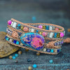 Spirituelles Boho Emperor Wickelarmband