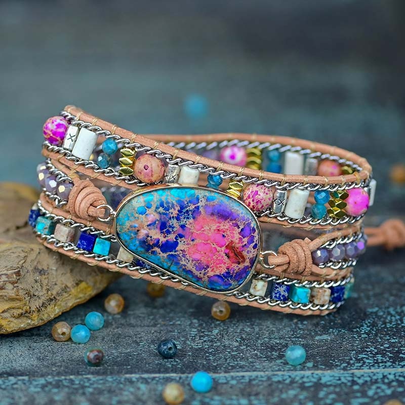 Spiritual Boho Emperor Wrap Bracelet