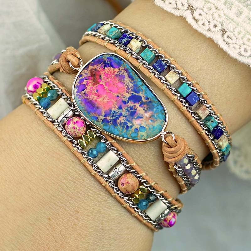 Spiritual Boho Emperor Wrap Bracelet