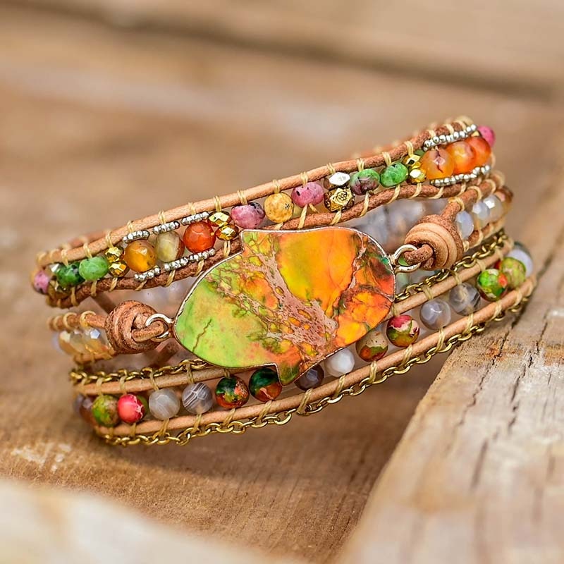 Emperor Stone Sunlight Wrap Bracelet