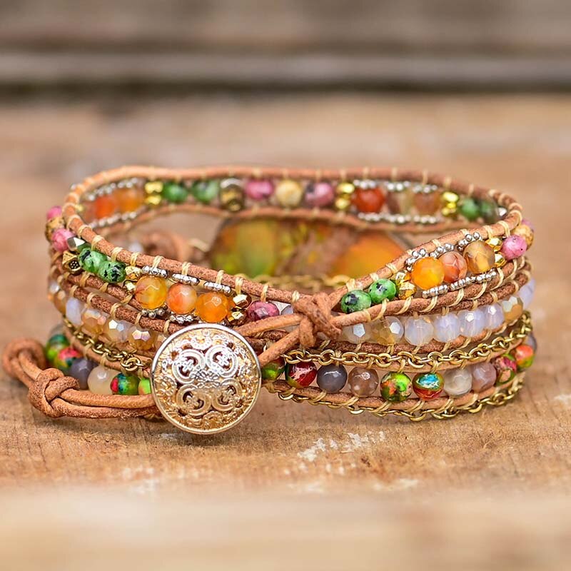 Emperor Stone Sunlight Wrap Bracelet