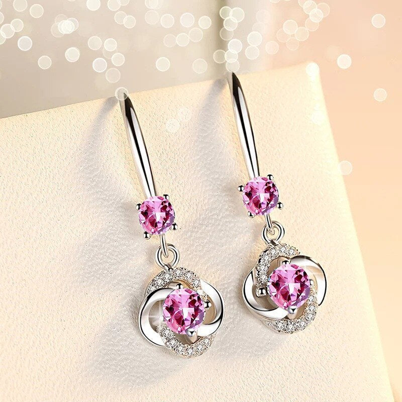 Silver Zirconia Earrings