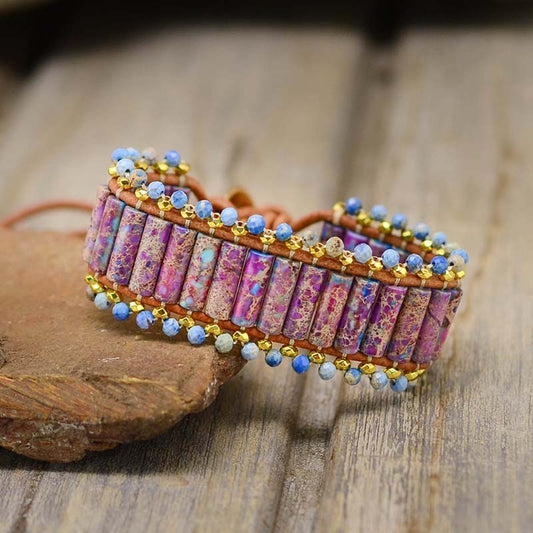 Emperor Jasper Wristband Bracelet