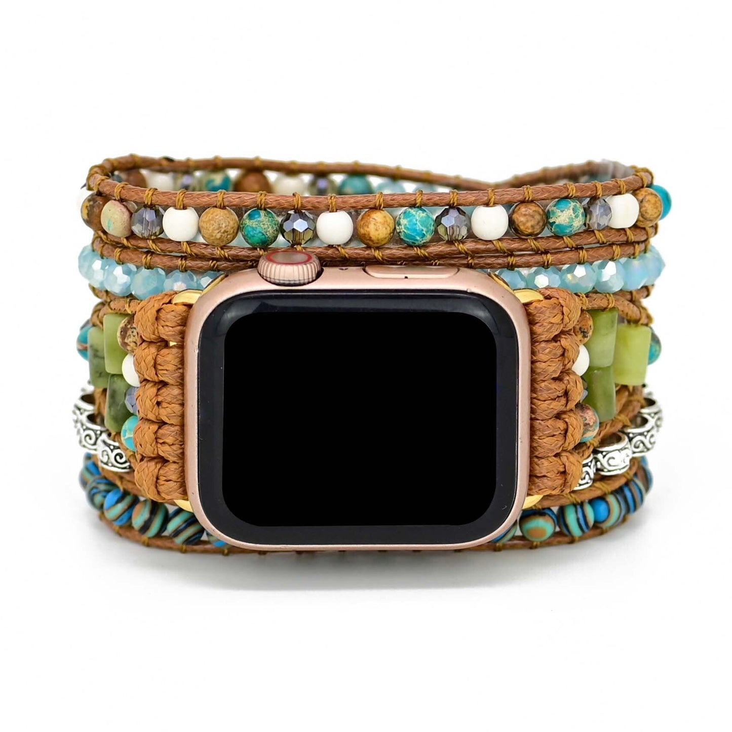 Green Agate Apple Watch Strap