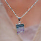 Spiritual Amethyst Silver Necklace