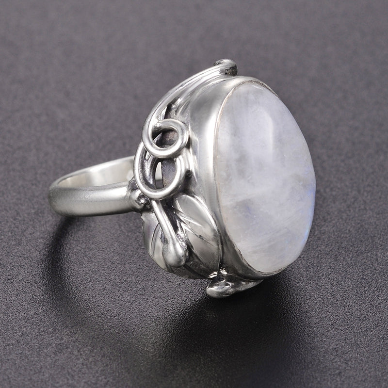 Spirit Moonstone Sterling Silver Ring