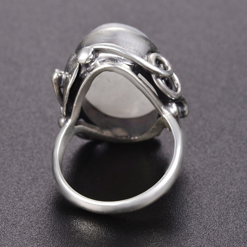 Spirit Moonstone Sterling Silver Ring