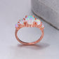 Spiritual Fire Opal Silver Ring
