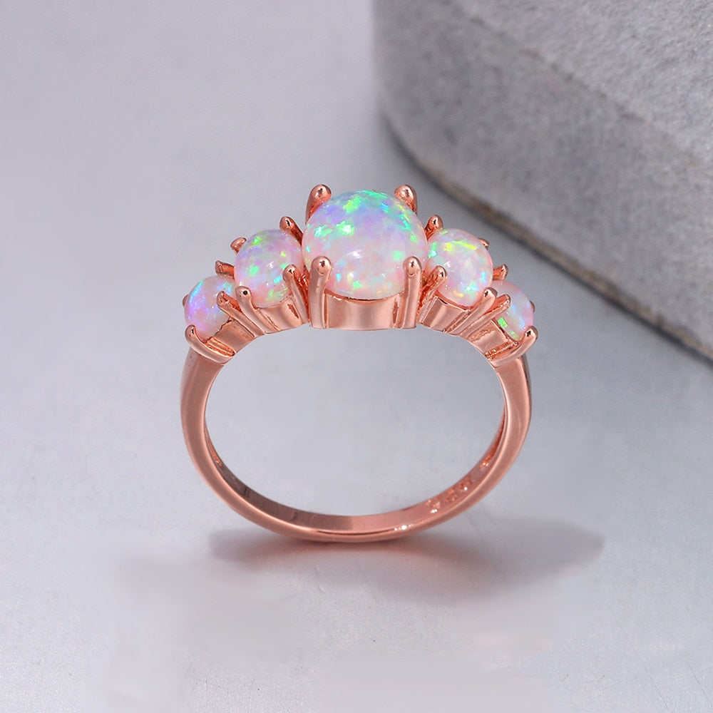 Spiritual Fire Opal Silver Ring